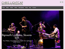 Tablet Screenshot of chrislightcap.com